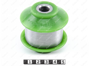 Control arm silent block, front suspension, Product Code 22-16-001, Polyurethane, PU54/M80/green, Image №1