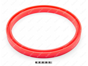 Уплотнение штока В3 219-250-22,7, Product Code 33-78-239, Polyurethane, PU54/M92/красный, Image №1