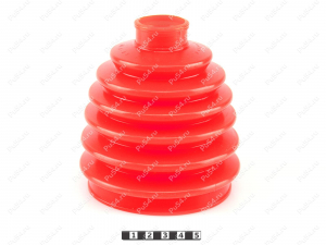 CV-joint dust boot (outer), front suspension, Product Code 3-05-010, Polyurethane, PU54/E72/red, Image №3