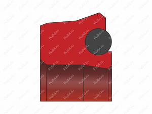 Уплотнение DK-103, Product Code 78-DK-103, Polyurethane, 140*120*12*PU92*M, Image №1