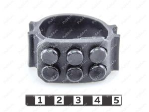 Fixing strap with clasp (small), Product Code 33-00-0721, Polyurethane, brown, Image №6