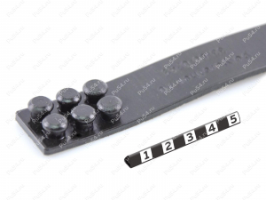 Fixing strap (elongated), Product Code 33-00-0741, Polyurethane, PU54/M71/black, Image №8