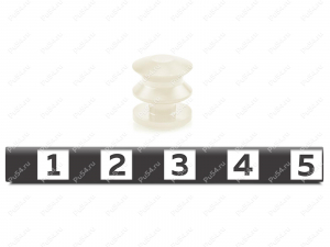 Rivet caprolon, Product Code 33-00-178P, Polyurethane, white, Image №3