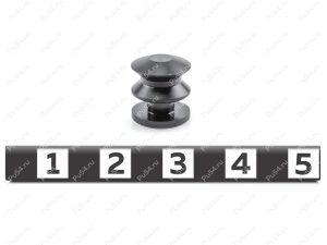 Rivet caprolon, Product Code 33-00-178P, Polyurethane, white, Image №2