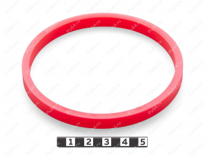 Кольцо для ЗМС 80x70 97*88*8, Product Code 33-78-344, Polyurethane, PU54/M92/красный, Image №2
