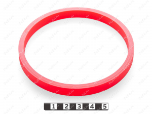 Кольцо для ЗМС 80x70 97*88*9, Product Code 33-78-345, Polyurethane, PU54/M92/красный, Image №2