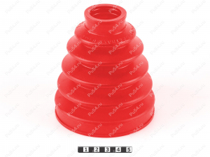 CV-joint dust boot (outer), front suspension, Product Code 1-05-023, Polyurethane, PU54/E72/red, Image №2