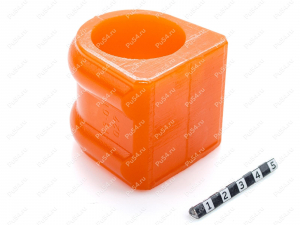 Втулка стабилизатора передней подвески,  ID = 40,5мм, Product Code 18-01-029, Polyurethane, PU54i/K72/темно-оранжевый, Image №2