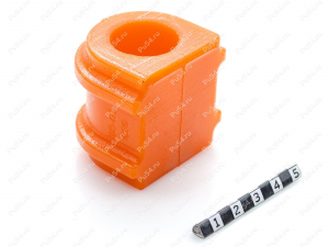 Втулка стабилизатора задней подвески,  ID =23,5мм, Product Code 18-01-030, Polyurethane, PU54i/K72/темно-оранжевый, Image №3