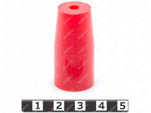 Tip D 20 x d 5 x H 40, Product Code 33-01-1126, Polyurethane, PU54/K55/red, Image №1