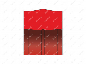 Роторное уплотнение 32x42x7.5/L=8 аналог Radial seal Merkel Rotomatic M17 24024290, Product Code 70-08-980003, Polyurethane, PU54/M87/синий, Image №1