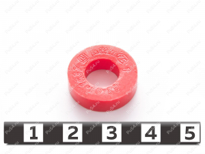 Втулка D18 x d8.5 x H5, Product Code 33-01-1637, Polyurethane, PU54/K55/красный, Image №1