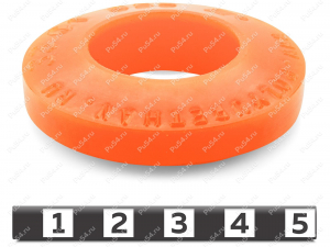 Pin bush coupling replacement ring K5, Product Code 33-01-023-K5, Polyurethane, PU54i/K72/темно-оранжевый, Image №1