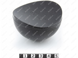 Protective strip D 66, Product Code 33-01-1165, Polyurethane, PU54/M71/black, Image №1