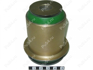 Lower control arm silent block, front suspension (pressed-in), Product Code 1-06-0221, Polyurethane, Image №1