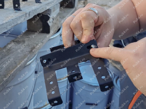 High metal base "tripod" for polyurethane clamps, Product Code 33-20-171, Polyurethane, Image №3