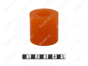 Bushing D 18 x d 9 x H 18, Product Code 33-01-1056, Polyurethane, PU54/M71/orange, Image №1