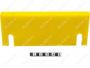 Conveyor scraper (polyurethane), Product Code 33-01-1074, Polyurethane, PU54/M95/yellow, Image №1