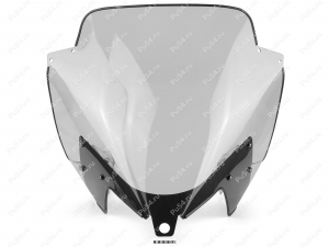 Snowmobile windshield one-piece BRP SKI-DOO SKANDIC SPORT 600EFI, 2021, with clamps, Product Code 50-20-80024, Polyurethane, Image №2