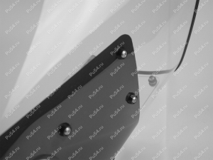 Snowmobile windshield one-piece BRP SKI-DOO SKANDIC SPORT 600EFI, 2021, with clamps, Product Code 50-20-80024, Polyurethane, Image №4