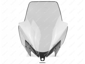 Snowmobile windshield one-piece BRP SKI-DOO SKANDIC SPORT 600EFI, 2021, with clamps, Product Code 50-20-8004, Polyurethane, Image №2