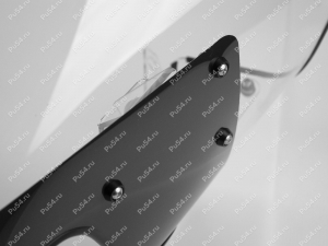 Snowmobile windshield one-piece BRP SKI-DOO SKANDIC SPORT 600EFI, 2021, with clamps, Product Code 50-20-8004, Polyurethane, Image №4