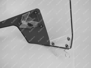 Snowmobile windshield one-piece BRP SKI-DOO SKANDIC SPORT 600EFI, 2021, with clamps, Product Code 50-20-80024, Polyurethane, Image №6
