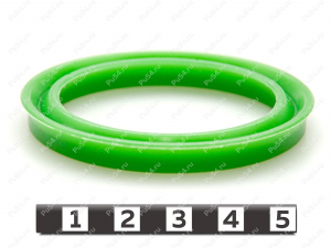Hydraulic cylinder polyurethane cuff, Product Code 70-01-6050, Polyurethane, PU54/M87/синий, Image №3