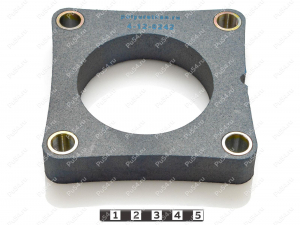 Front shock absorber strut spacer, 20 mm, Product Code 4-12-0242, Polyurethane, Полипропилен со втулками синий, Image №2