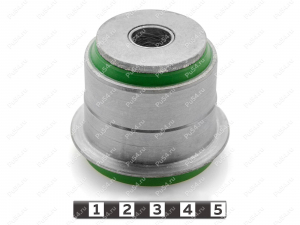 Upper arm silent block, front suspension, pressed-in, Product Code 19-06-2141, Polyurethane, Image №1