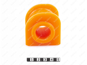 Stabilizer bushing, front suspension, Product Code 1-01-660, Polyurethane, PU54i/K72/темно-оранжевый, Image №1