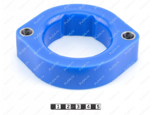 Front shock absorber strut spacer, 30 mm, Product Code 1-12-1793, Polyurethane, Полипропилен без втулок серый, Image №1