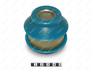 Tie bar silent block, front suspension (sectional)., Product Code 1-16-120, Polyurethane, PU54/M80/зеленый, Image №2