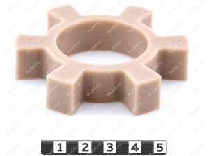 Polyurethane sprocket 75*40*16, Product Code 33-01-1162, Polyurethane, PU54/M92/бежевый, Image №1
