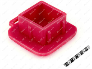 Cap for tow bar reciever (without restrainig strap), Product Code 0-00-962, Polyurethane, PU54/M71/black, Image №7