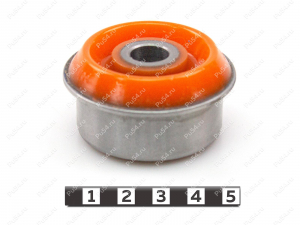 Сайлентблок задней балки, Product Code 29-06-036, Polyurethane, PU54/M72/оранжевый, Image №2