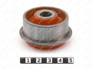 Сайлентблок задней балки, Product Code 29-06-036, Polyurethane, PU54/M72/оранжевый, Image №1