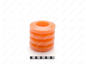 Комплект колец МУВП К5 из 4 штук, замена цельной втулки МУВП 1-80, Product Code 33-01-023K5W, Polyurethane, K72/темно-оранжевый, Image №1