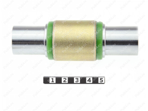 Frontal lower lateral arm silent block, rear suspension (underframe) (pressed-in), Product Code 3-06-6951, Polyurethane, PU54/M80/green, Image №2