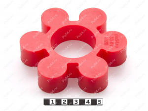 Sprocket, Product Code 33-01-1120, Polyurethane, PU54/M92/красный, Image №1