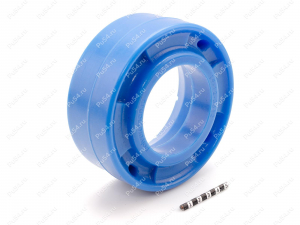 Upper spiring spacer, front suspension, Product Code 19-12-3312, Polyurethane, PU54/M87/синий, Image №2