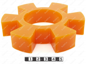 Sprocket, Product Code 33-01-1073, Polyurethane, PU54/M71/orange, Image №1