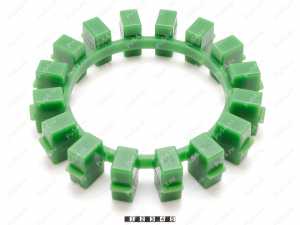 POLY-NORM 125 вставка муфты KTR, эластичная, Product Code 33-99-90611, Polyurethane, PU54/M80/зеленый, Image №1