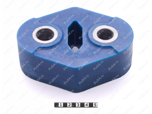 Bumper body-engine joint, Product Code 31-12-011, Polyurethane, blue, Image №2