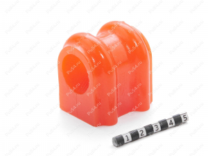 Втулка стабилизатора передней подвески,  ID =24мм, Product Code 40-01-019, Polyurethane, PU54/M72/оранжевый, Image №1