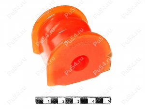 Stabilizer bar bushing, rear suspension ID = 14.5 mm, Product Code 24-01-752, Polyurethane, Image №1