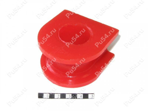 Stabilizer bushing, front suspension., Product Code 24-01-929, Polyurethane, PU54i/K72/темно-оранжевый, Image №1