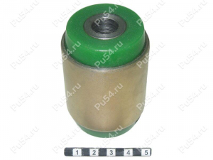 Lower control arm silent block, rear suspension, press-fitted (body), Product Code 16-06-1231, Polyurethane, Image №1