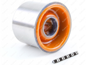 Control arm rear silent block, front suspension (without bracket), Product Code 7-06-2506, Polyurethane, PU54/M71/orange, Image №3