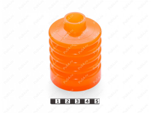 Пыльник D 45 х d 18 х H 70, Product Code 33-05-021, Polyurethane, PU54/M72/оранжевый, Image №1